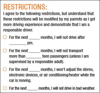 teen driving restrictions